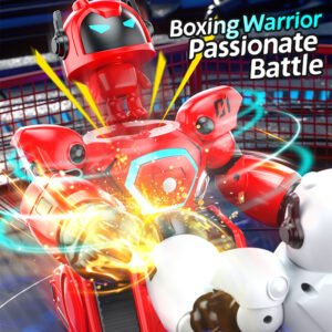 Parent child interactive battle robot