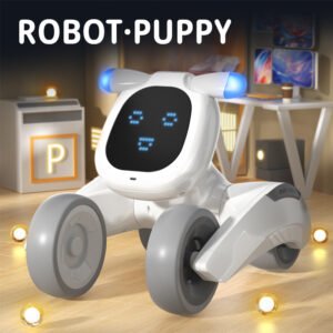 Voice interactive communication robot dog